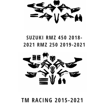 Pack templates 2021 motocross-enduro