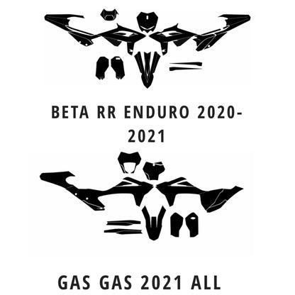 Pack templates 2021 motocross-enduro