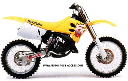 Suzuki RM 125 250 MX Motocross 1993 1994 1995 Graphics Template