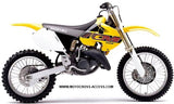 Suzuki RM 125 250 MX Motocross 1999 2000 Graphics Template