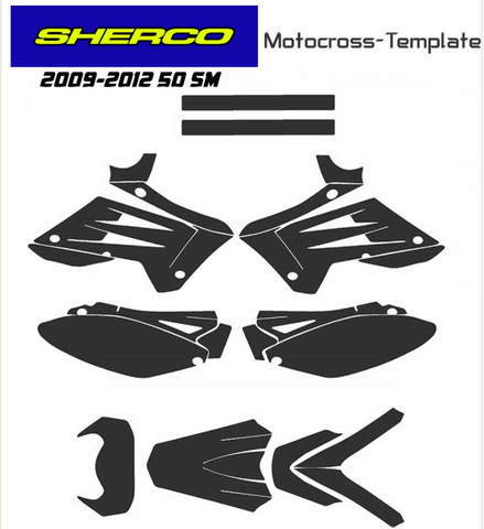 Sherco HRD 2006-2012 Template Graphics