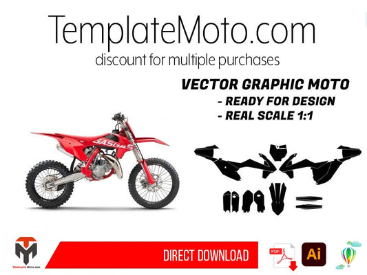 Gasgas 85 MC (2021-2022) Graphics Template